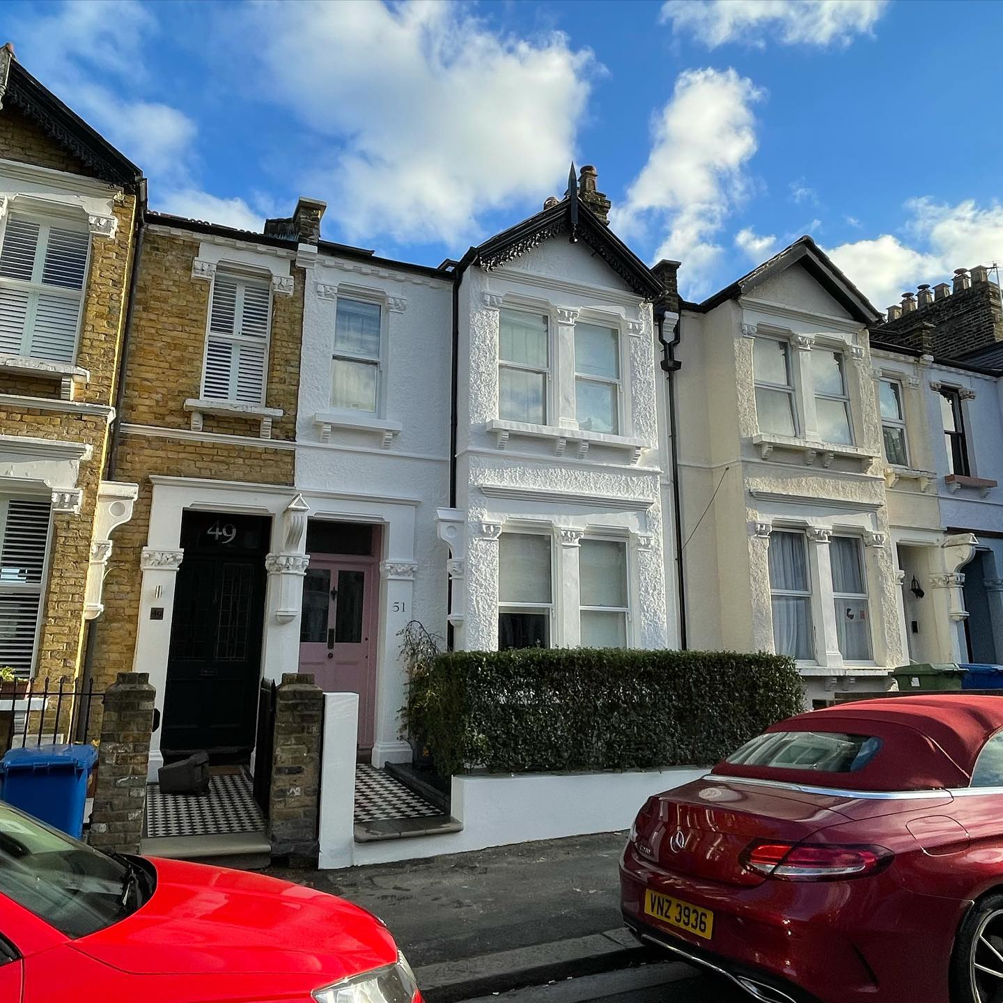 Victorian terrace exterior painting