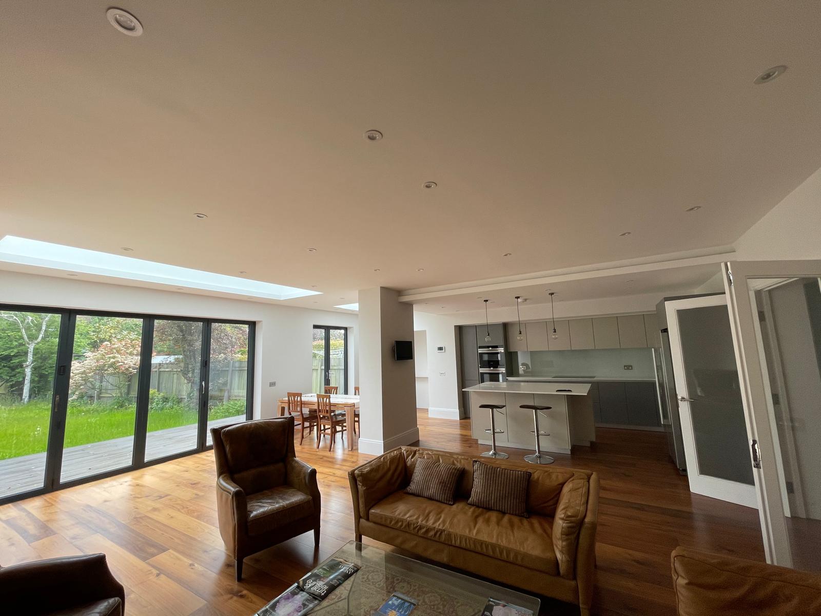 Modern open-plan living space